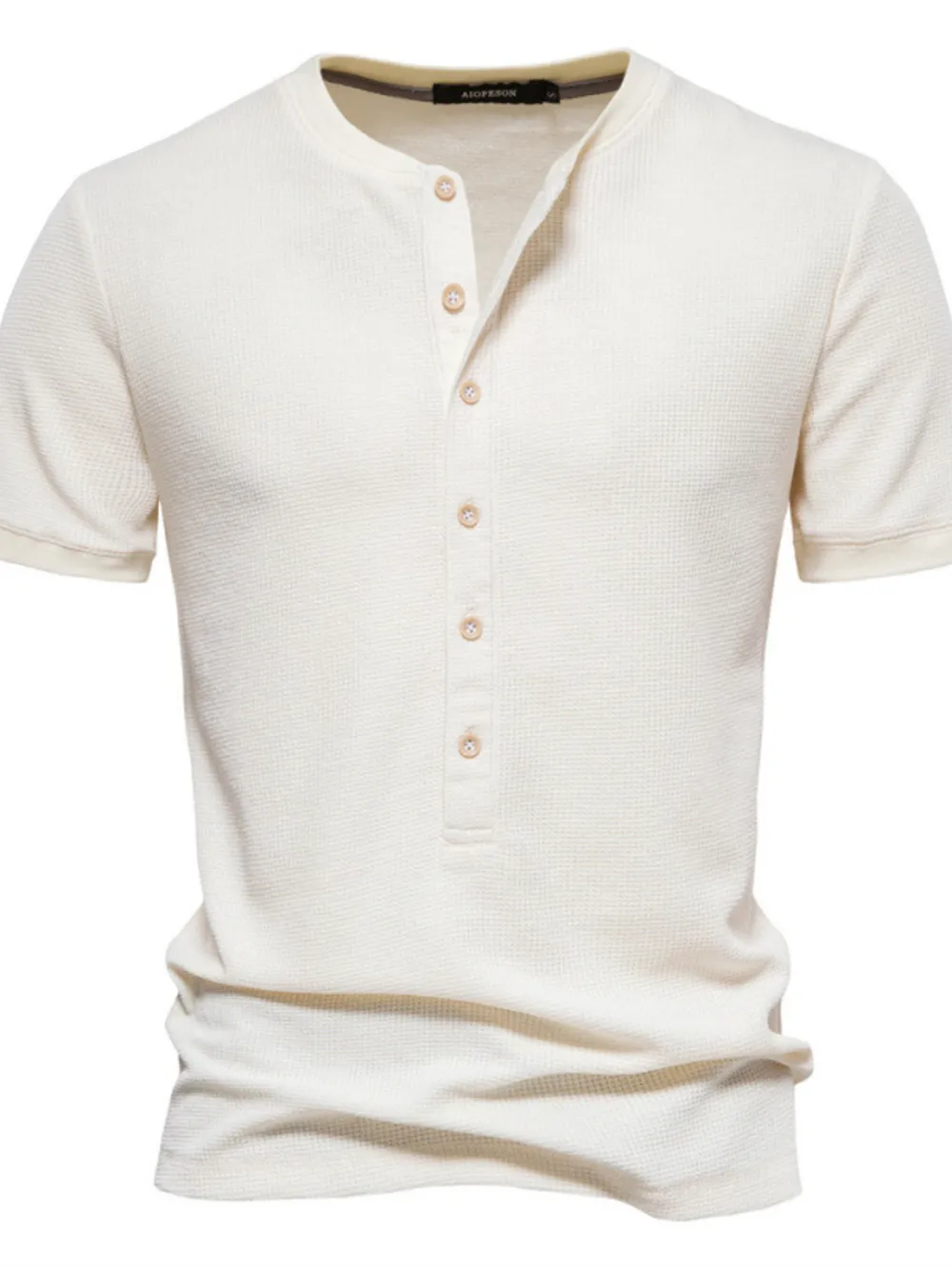 Men's Button Detail Short Sleeve T-Shirt, image 9