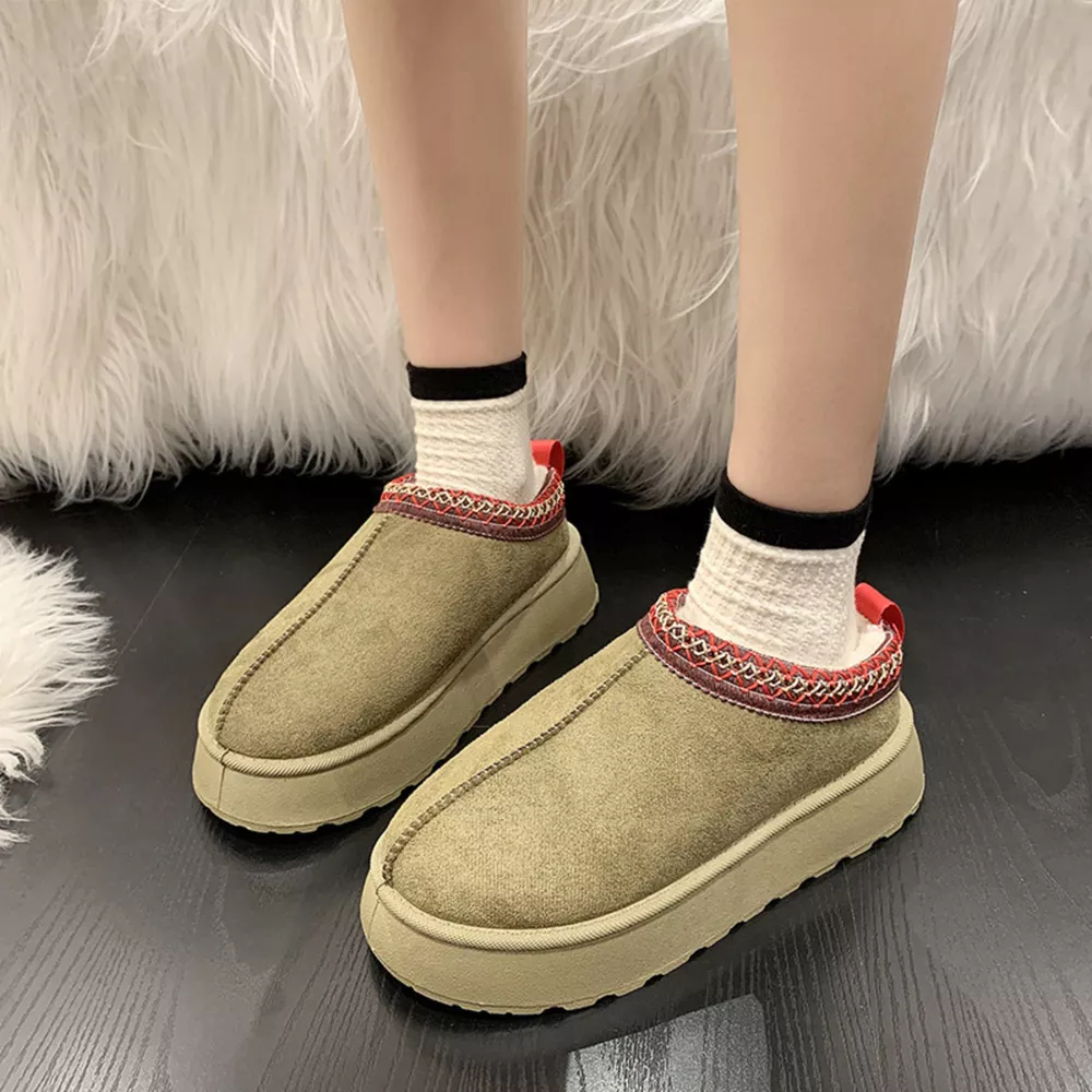 Round Toe Platform Slip-Ons, image 8