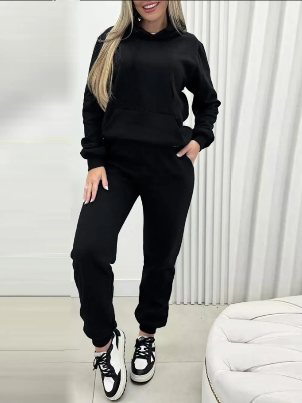 Long Sleeve Hoodie and Joggers Set
