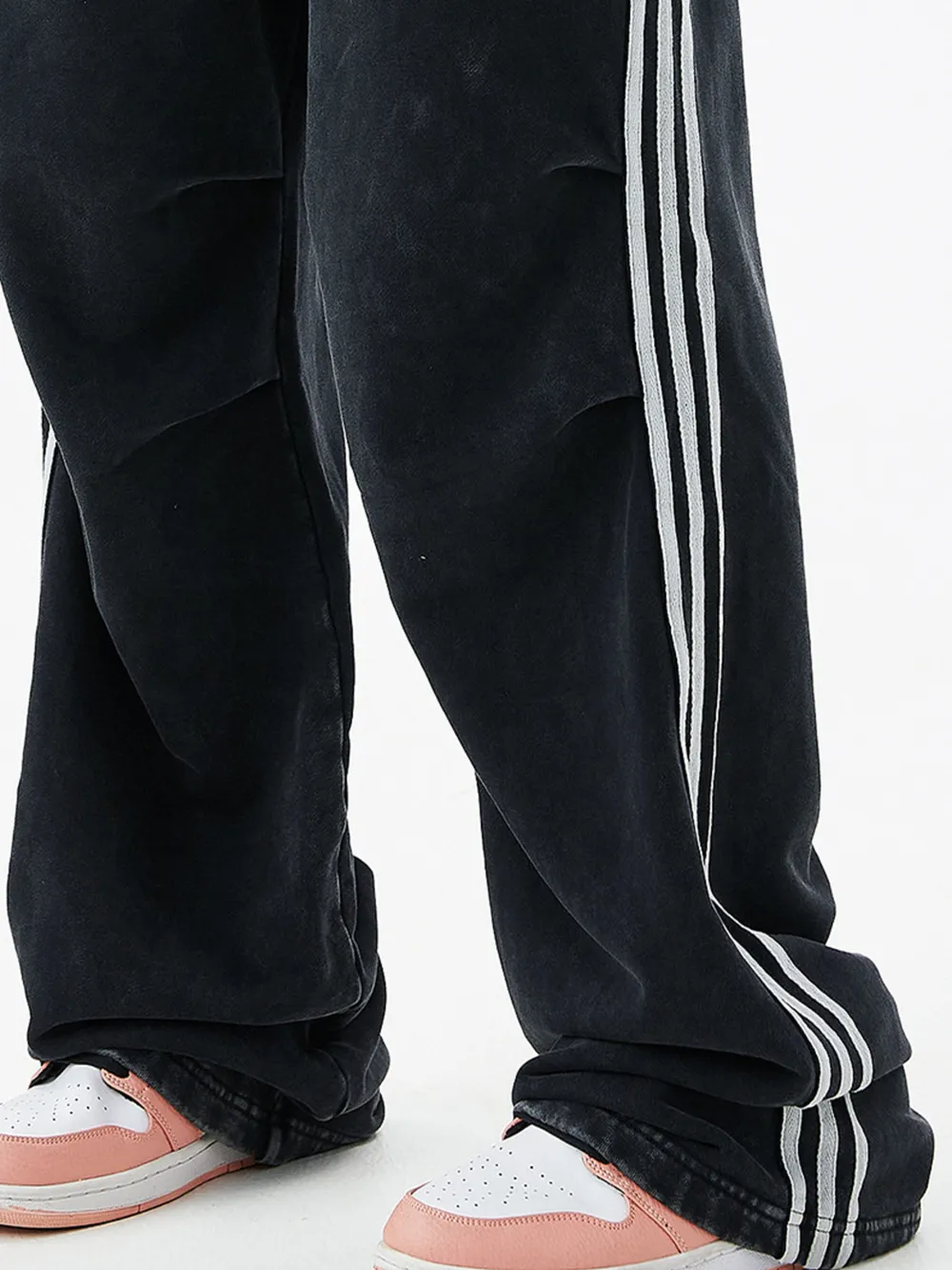Men's Striped Wide Leg Pants, image 3