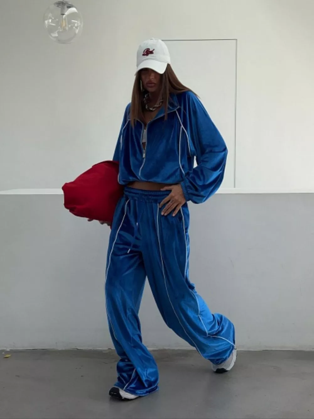Zip Up Long Sleeve Top and Pants Set, image 10