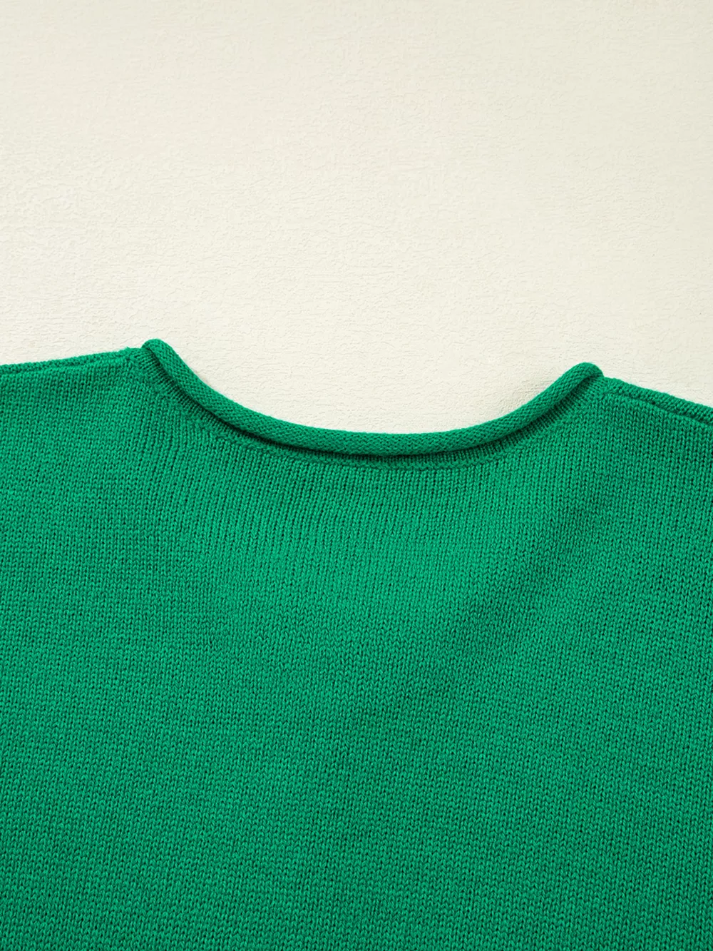Solid Color Knit Button Drop Shoulder Sweater Cardigan, image 9