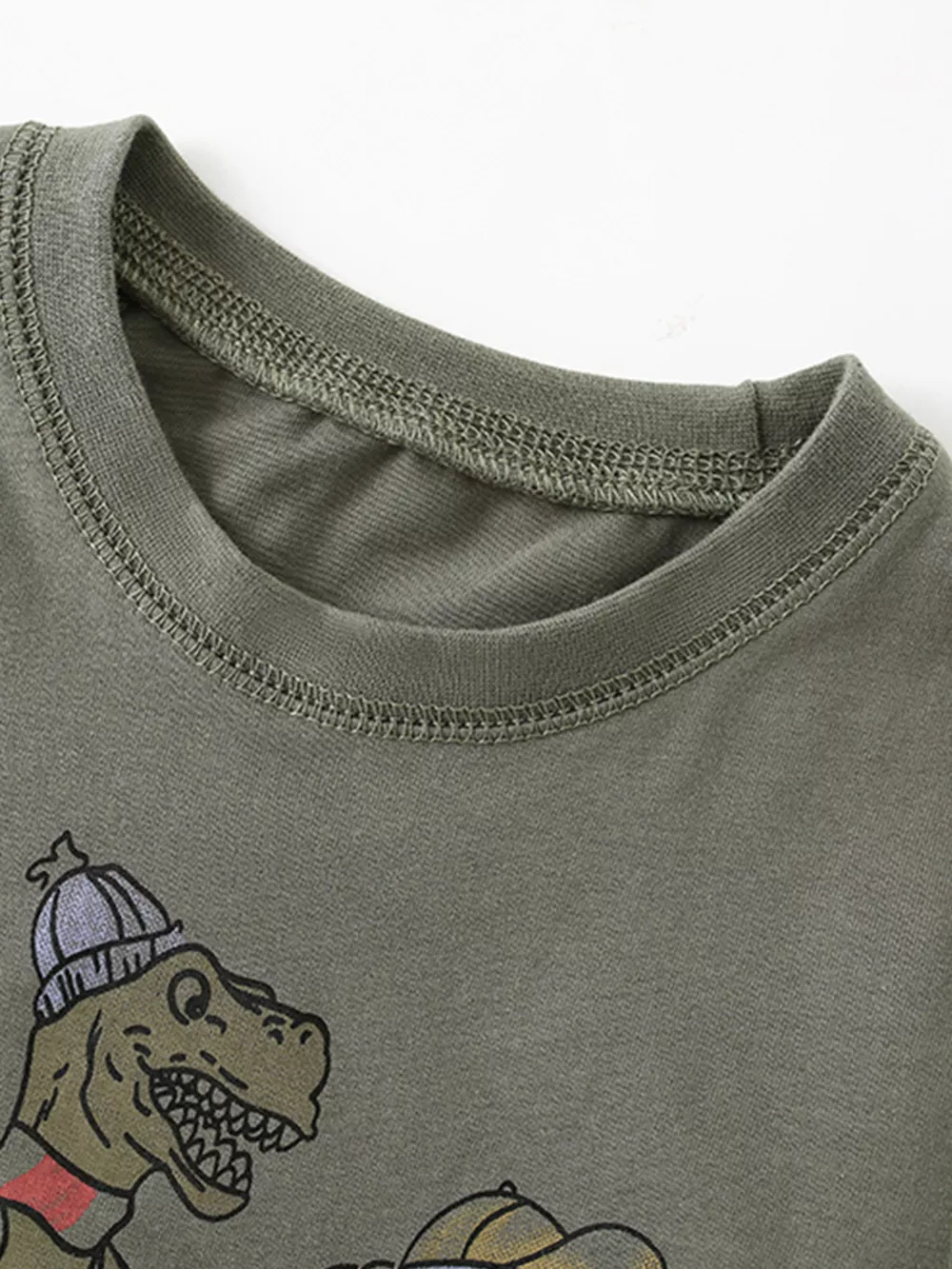 Children's Dinosaur Round Neck T-Shirt, image 4