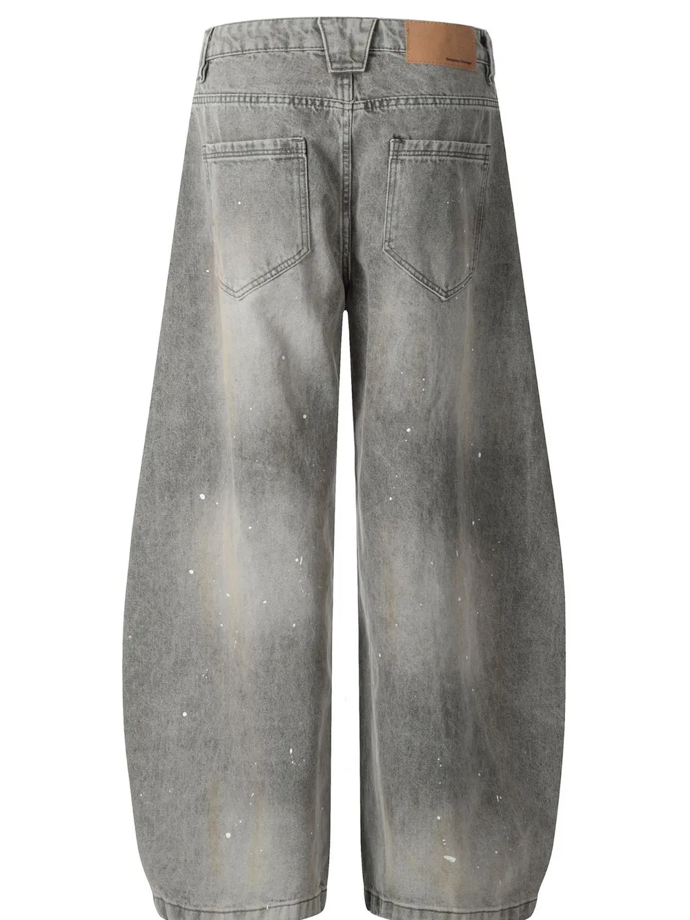 Men's Wide Leg Denim Jeans, image 4