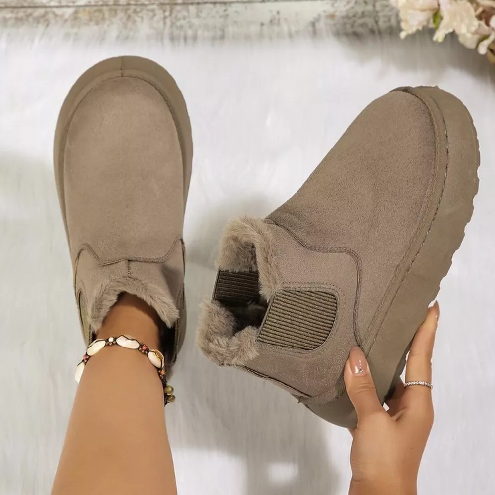 Round Toe Platform Ankle Boots, image 17