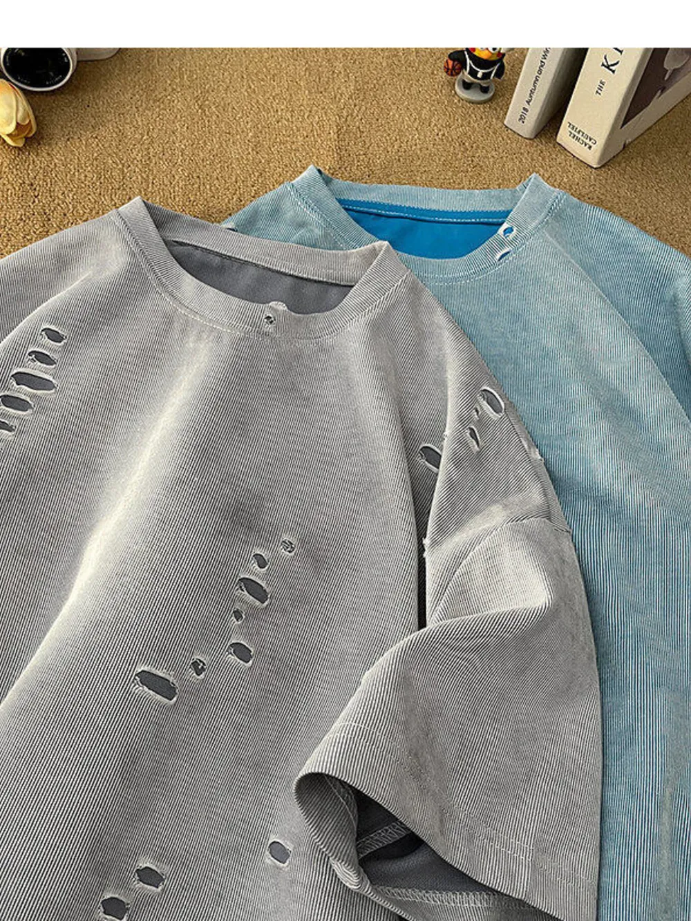 Men's Plus Size Gradient Round Neck T-Shirt, image 6