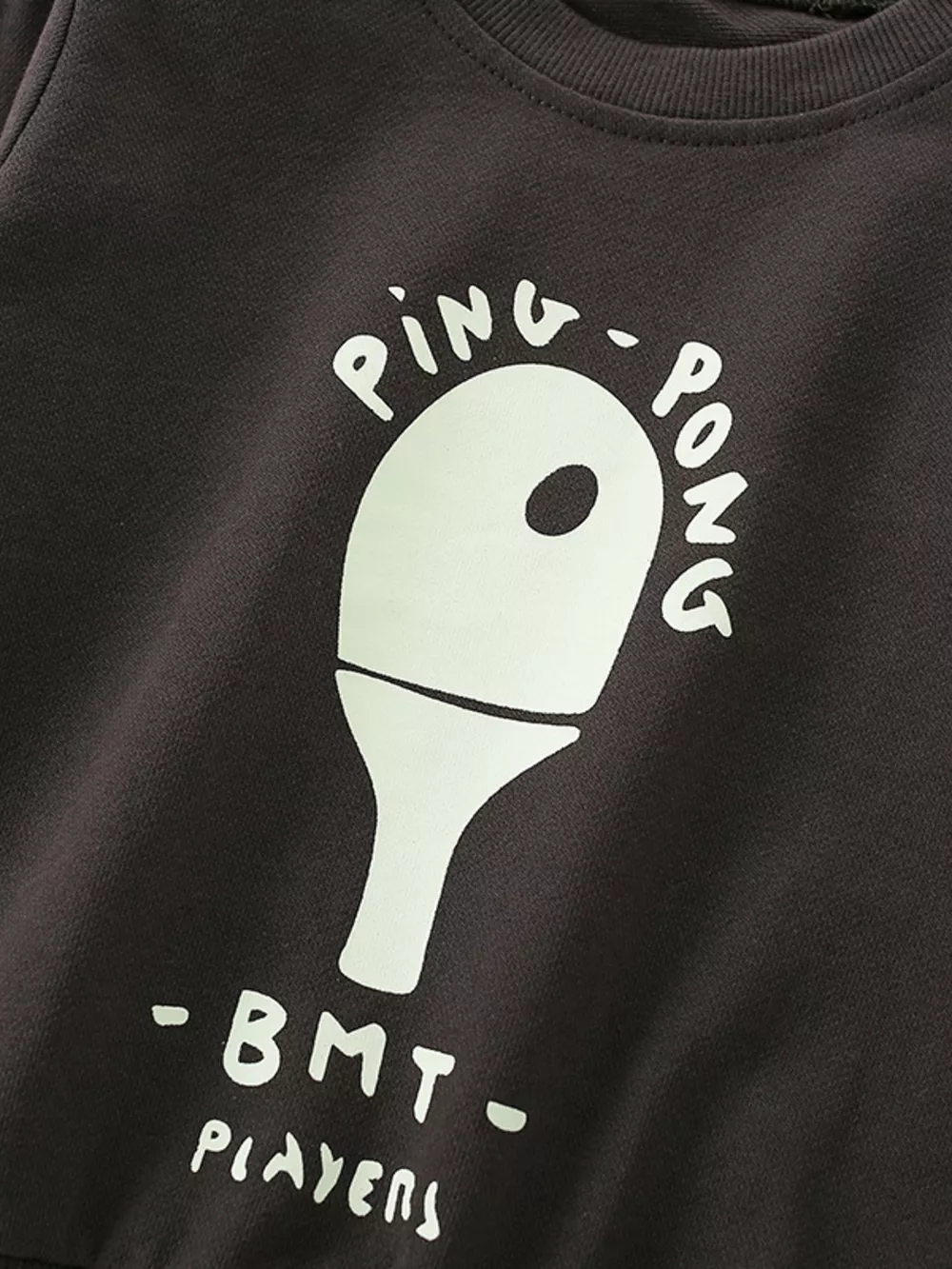 Children's Ping-Pong Graphic Casual Sweatshirt, image 3