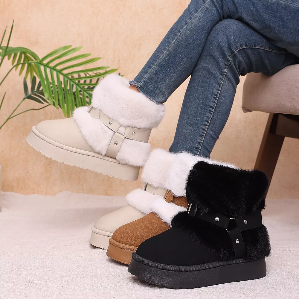 Round Toe Platform Boots, image 2