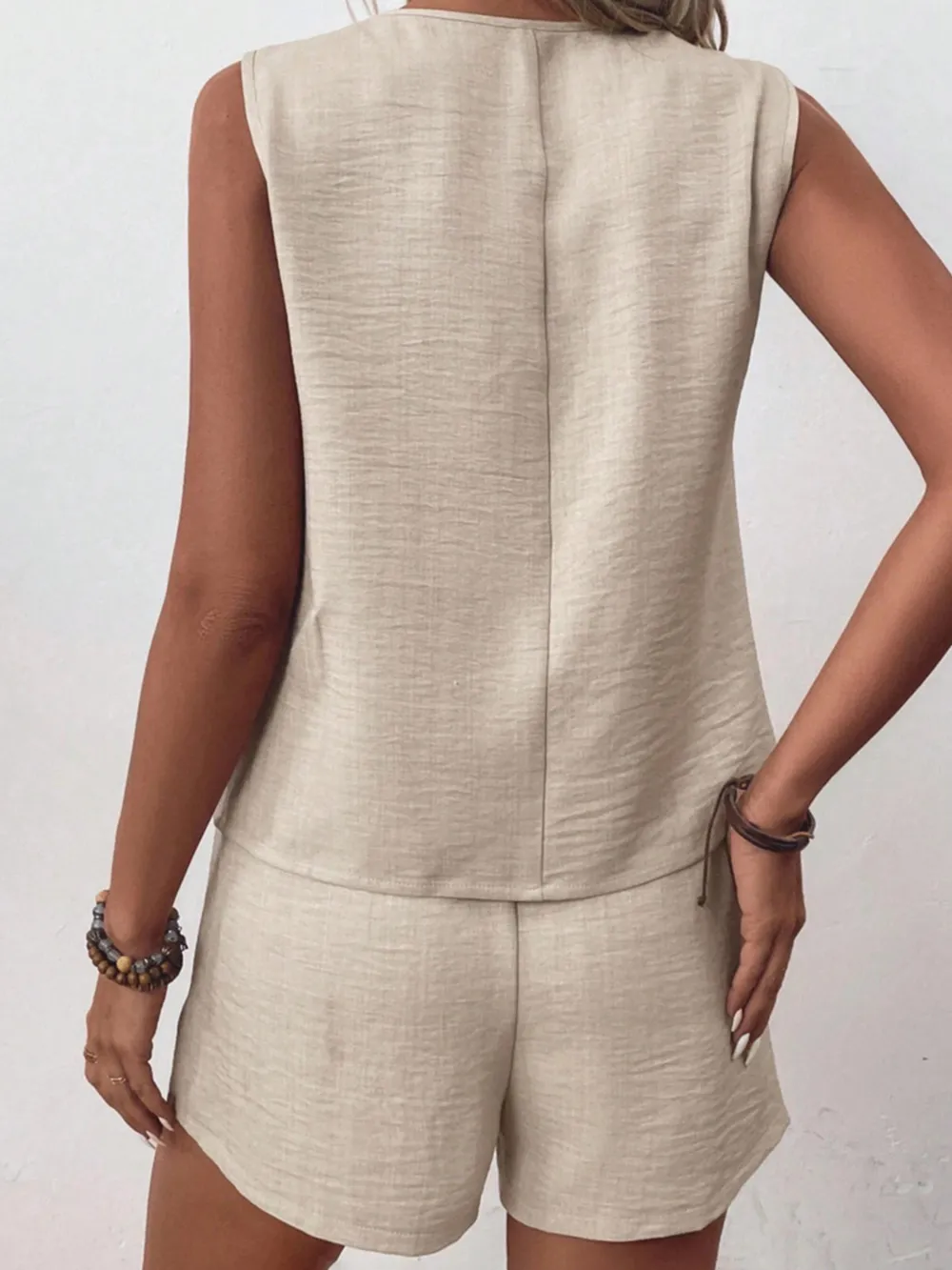 Button Up Vest and Shorts Set, image 11