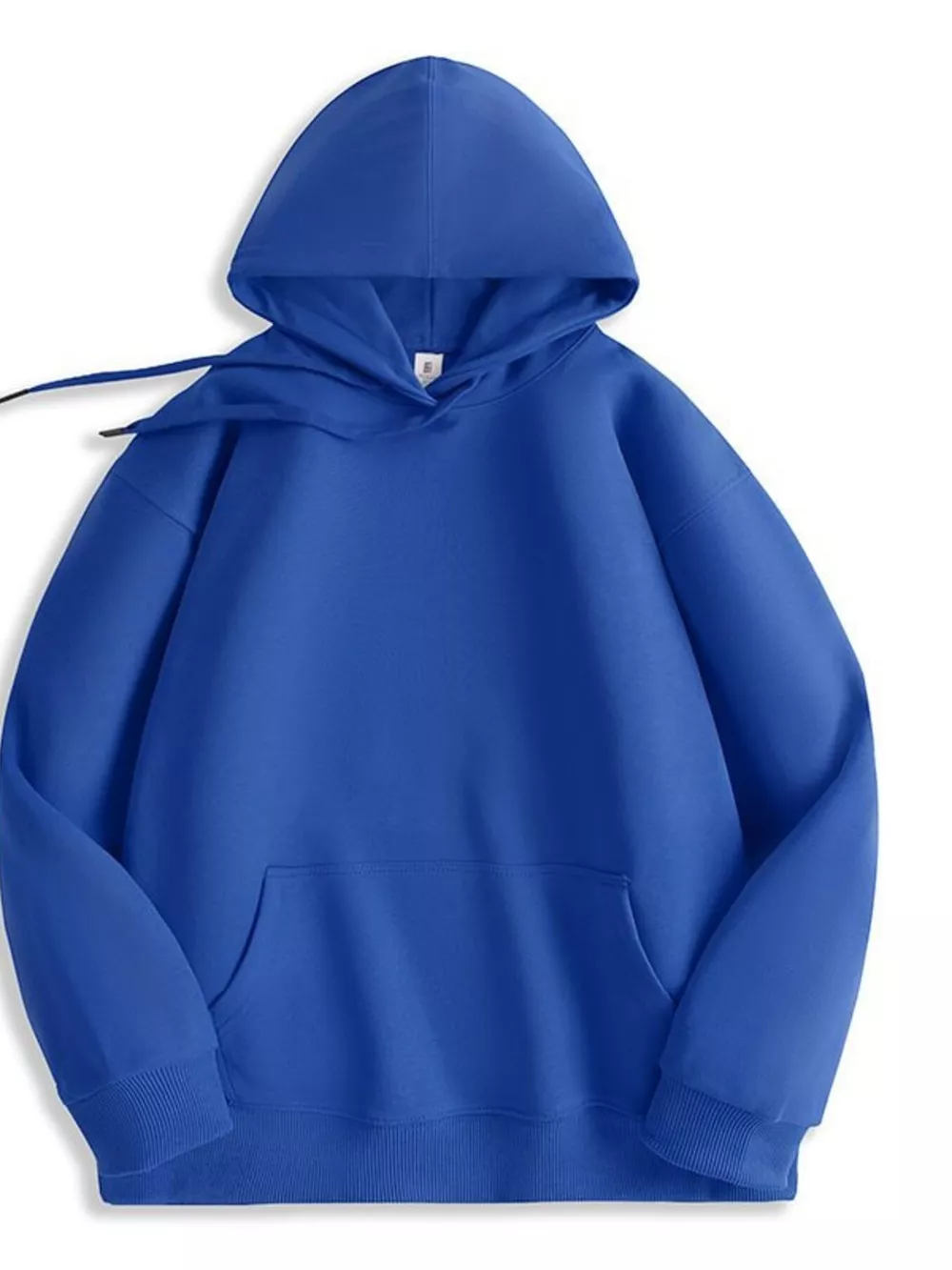 Men's Full Size Solid Color Casual Hoodie Plus Size, image 2