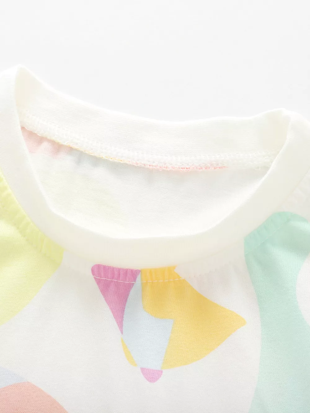 Children's Abstract Print Ruffle Sleeve T-Shirt, image 3