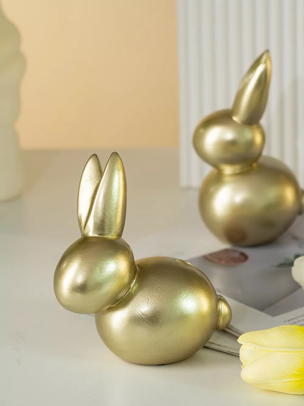 Golden Rabbit Decorative Ornament, image 5