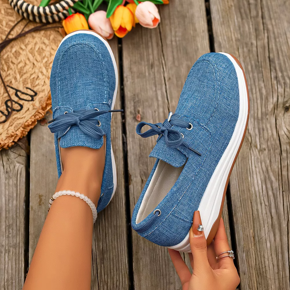 Lace Up Round Toe Sneakers, image 10