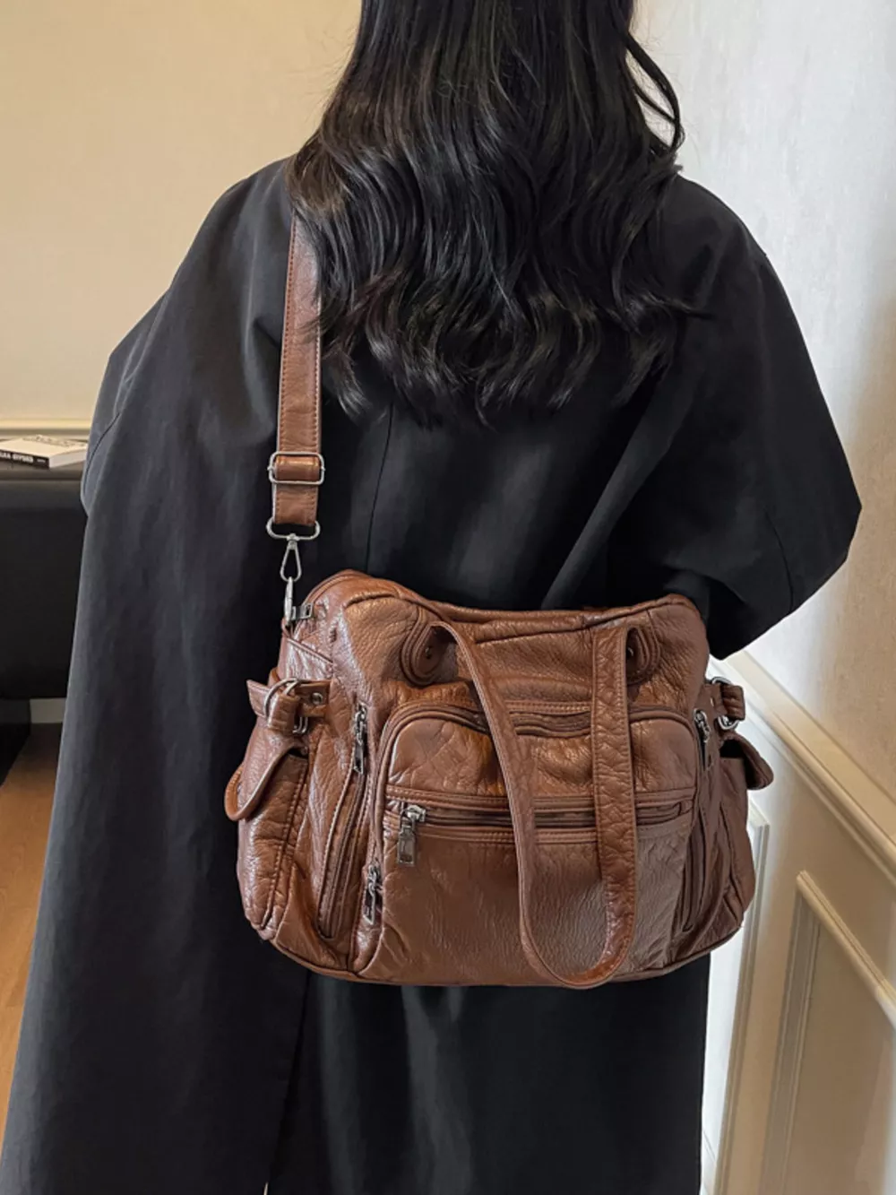 Multi Pocket Shoulder Bag, image 6