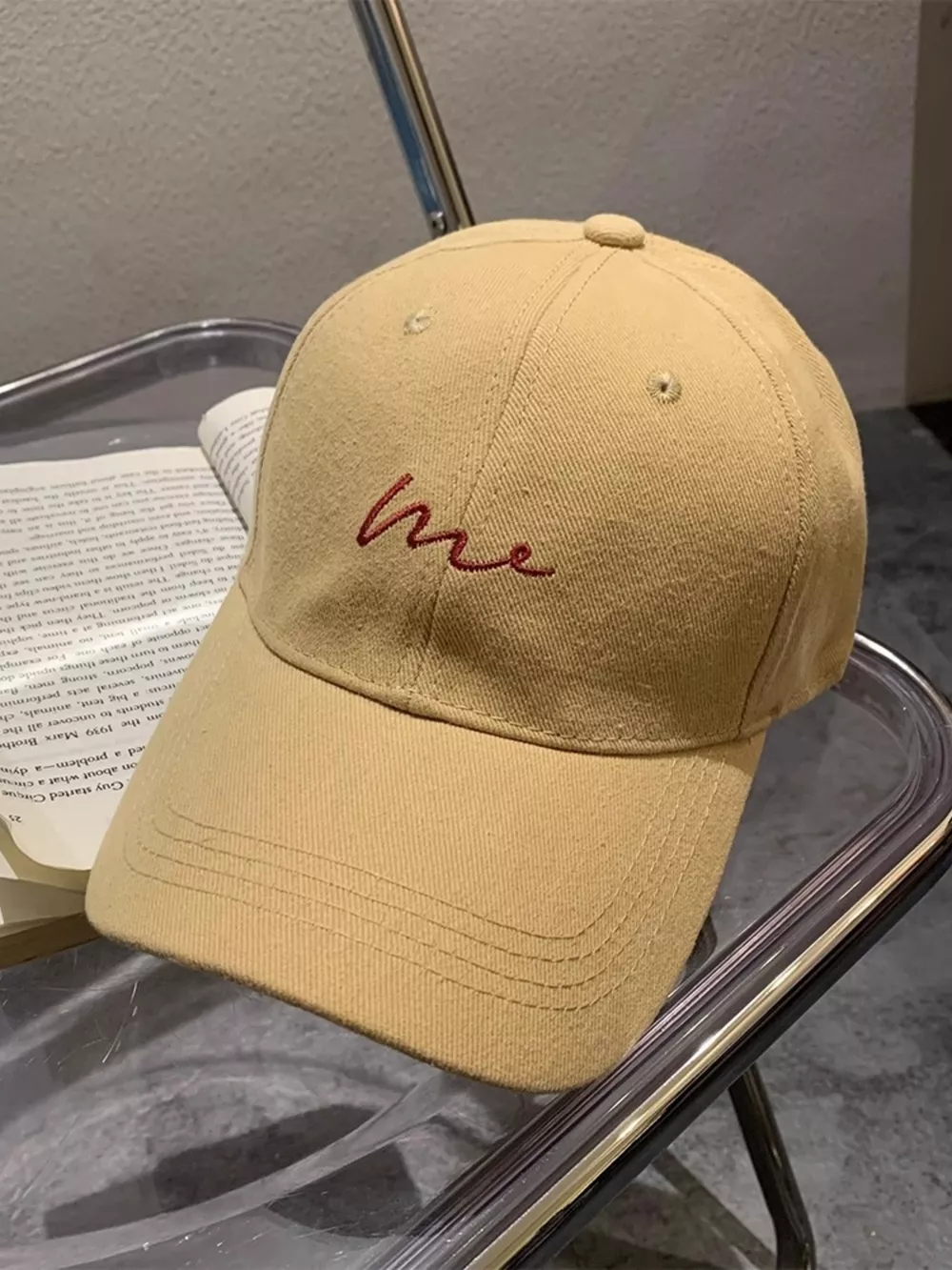 Embroidered Letter Baseball Cap, image 4
