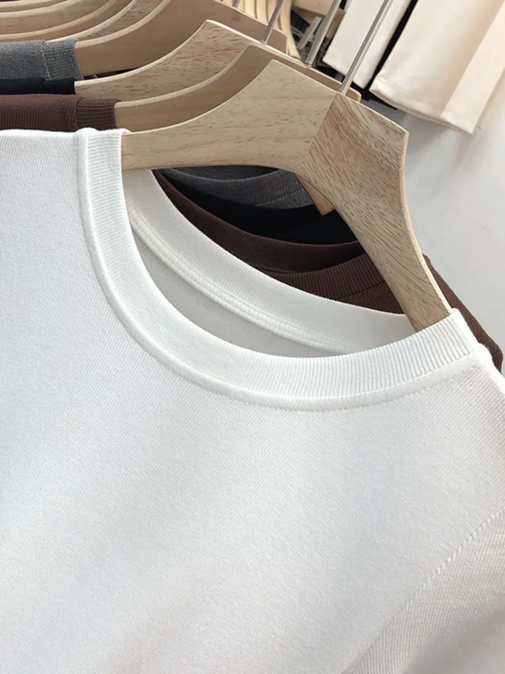 Crew Neck Short Sleeve T-Shirt, image 20