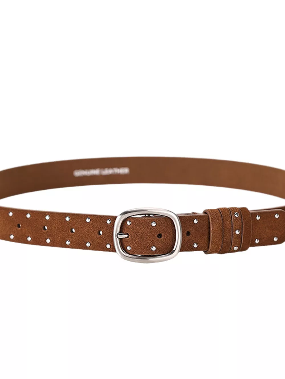 Studded Silver Buckle Belt, image 4