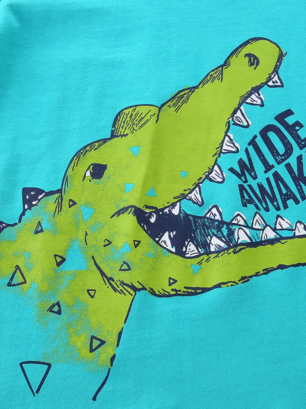 Children's Crocodile Graphic Tee and Shorts Set, image 3