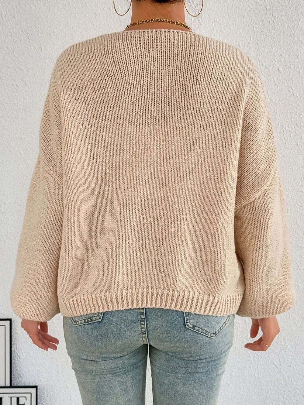 Cozy Bow-Tie Front Knit Cardigan, image 34