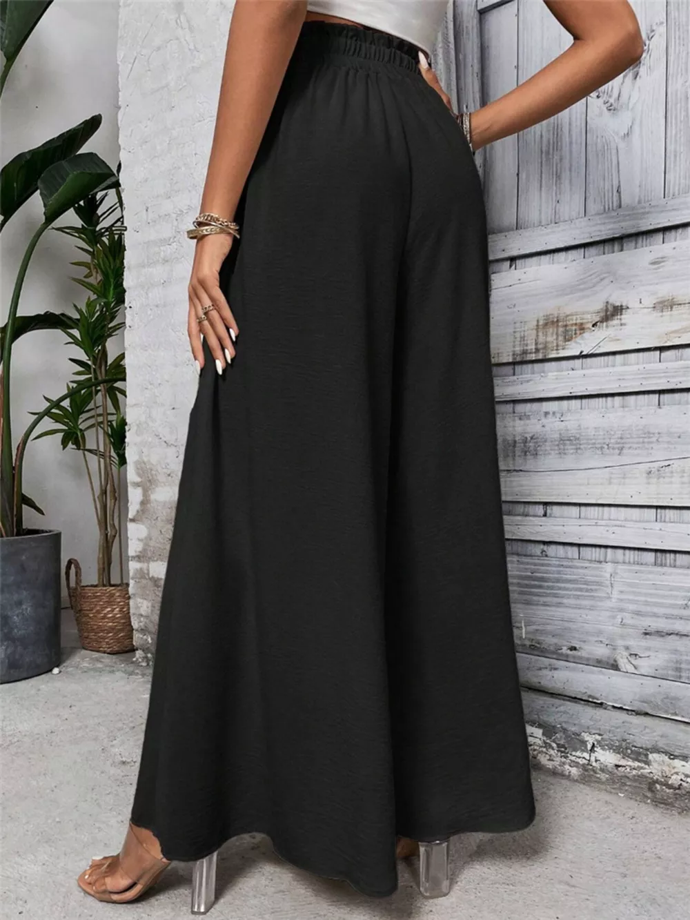 Frill Wide Leg Pants, image 7