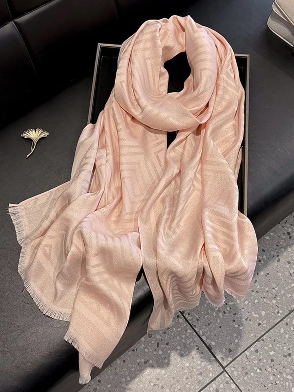Raw Hem Lightweight Scarf, image 5