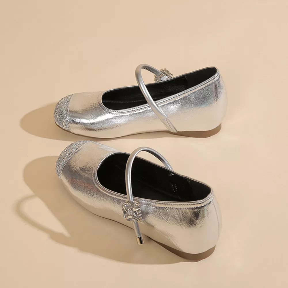 Round Toe Mary Jane Loafers, image 10