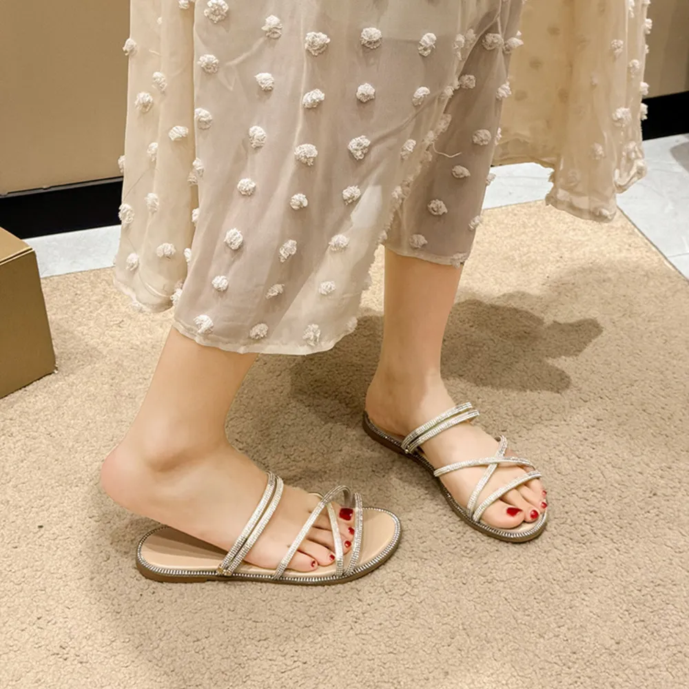 Open Toe Flats Sandals, image 4