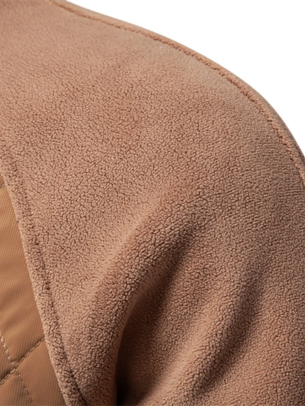 Men's Quilted Snap Down Long Sleeve Jacket, image 17