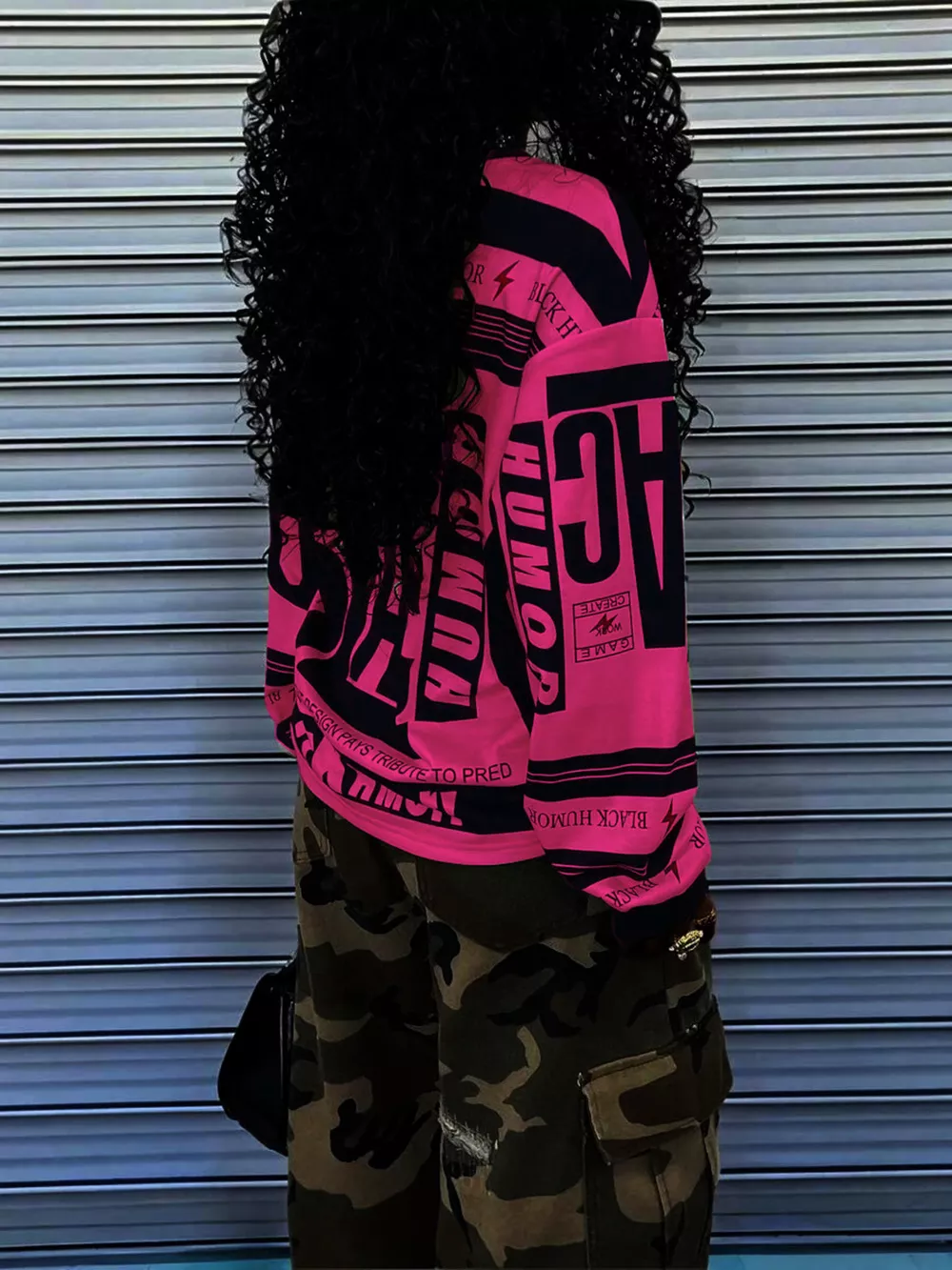 Printed Drop Shoulder Long Sleeve T-Shirt, image 9