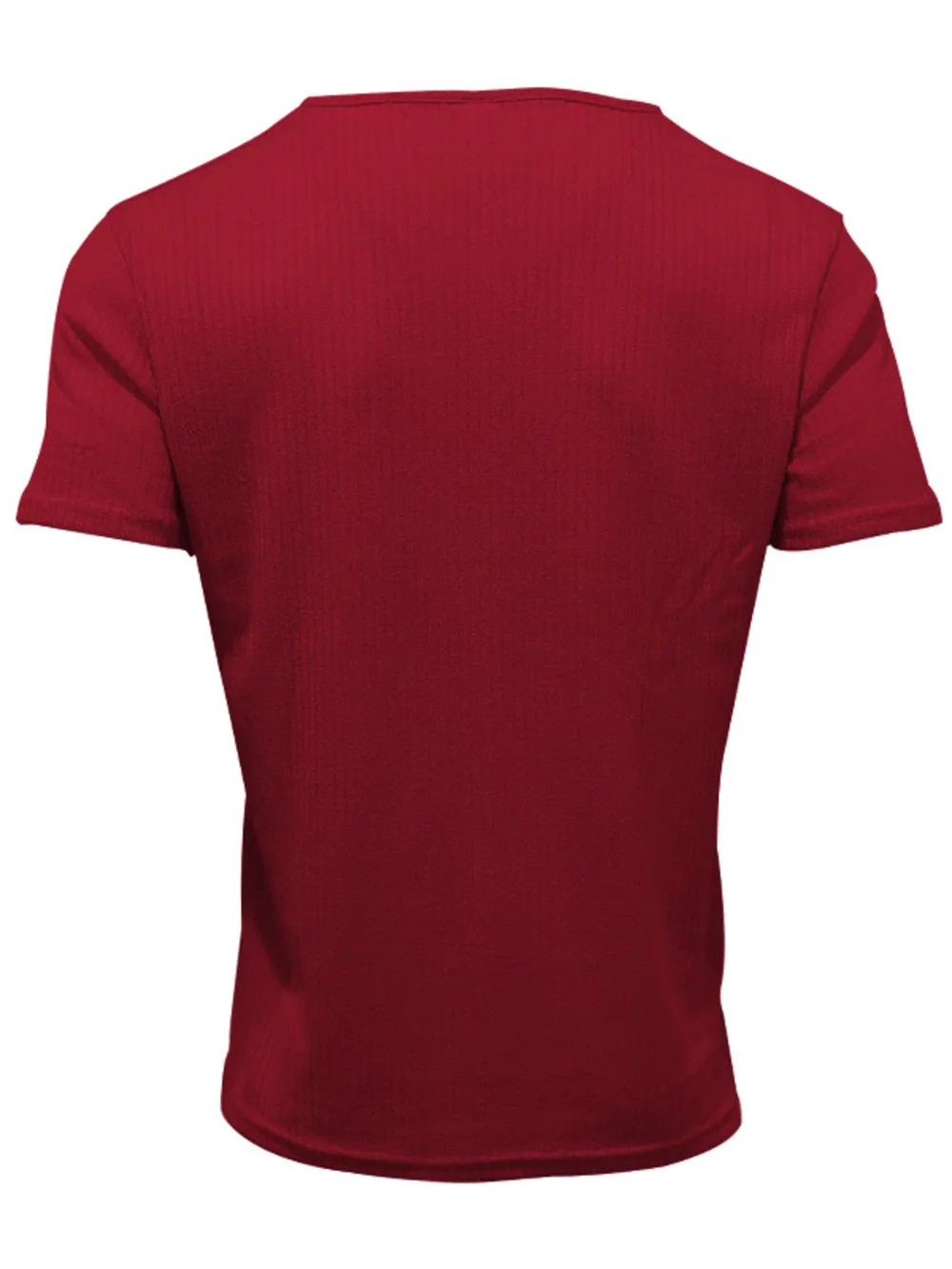 Men's Full Size Ribbed V-Neck T-Shirt Plus Size, image 17