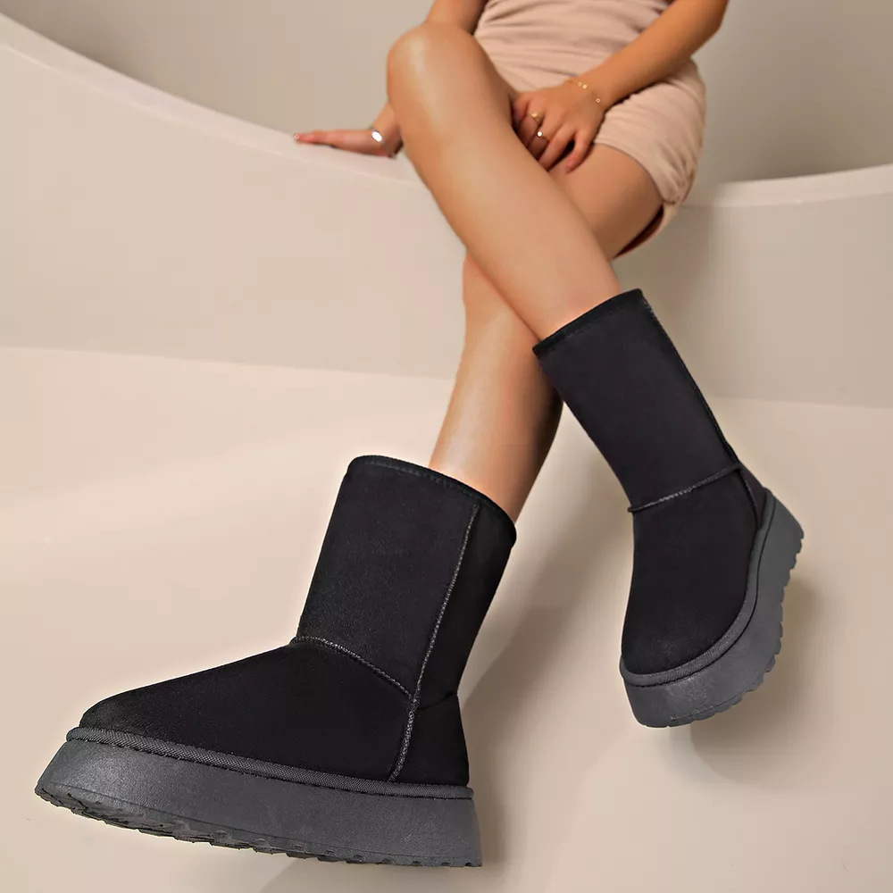 Round Toe Platform Boots, image 3