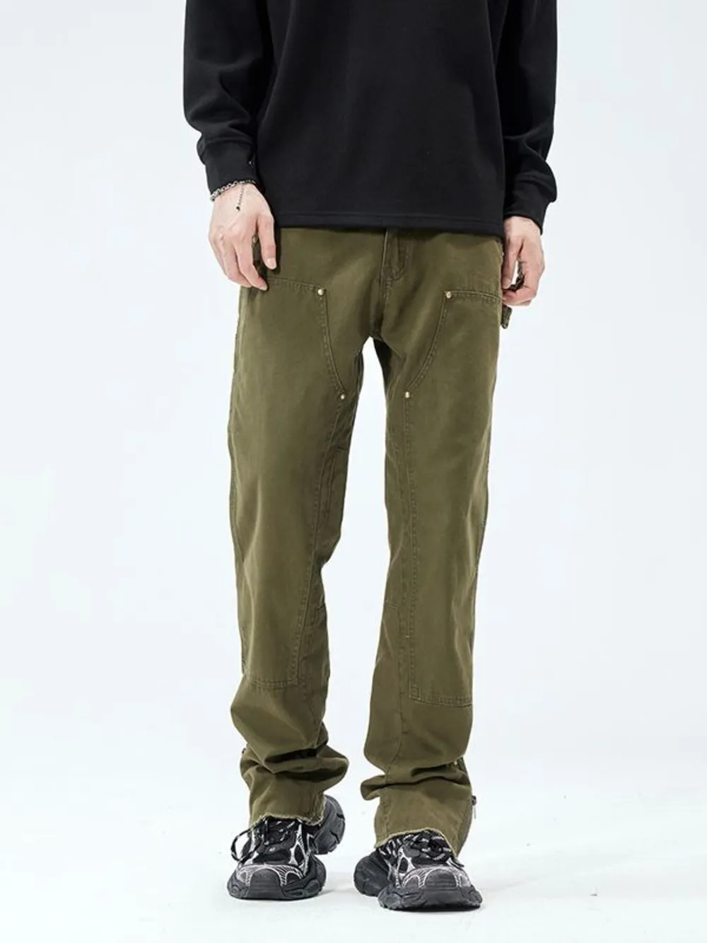 Men's Wide Leg Jeans, image 6