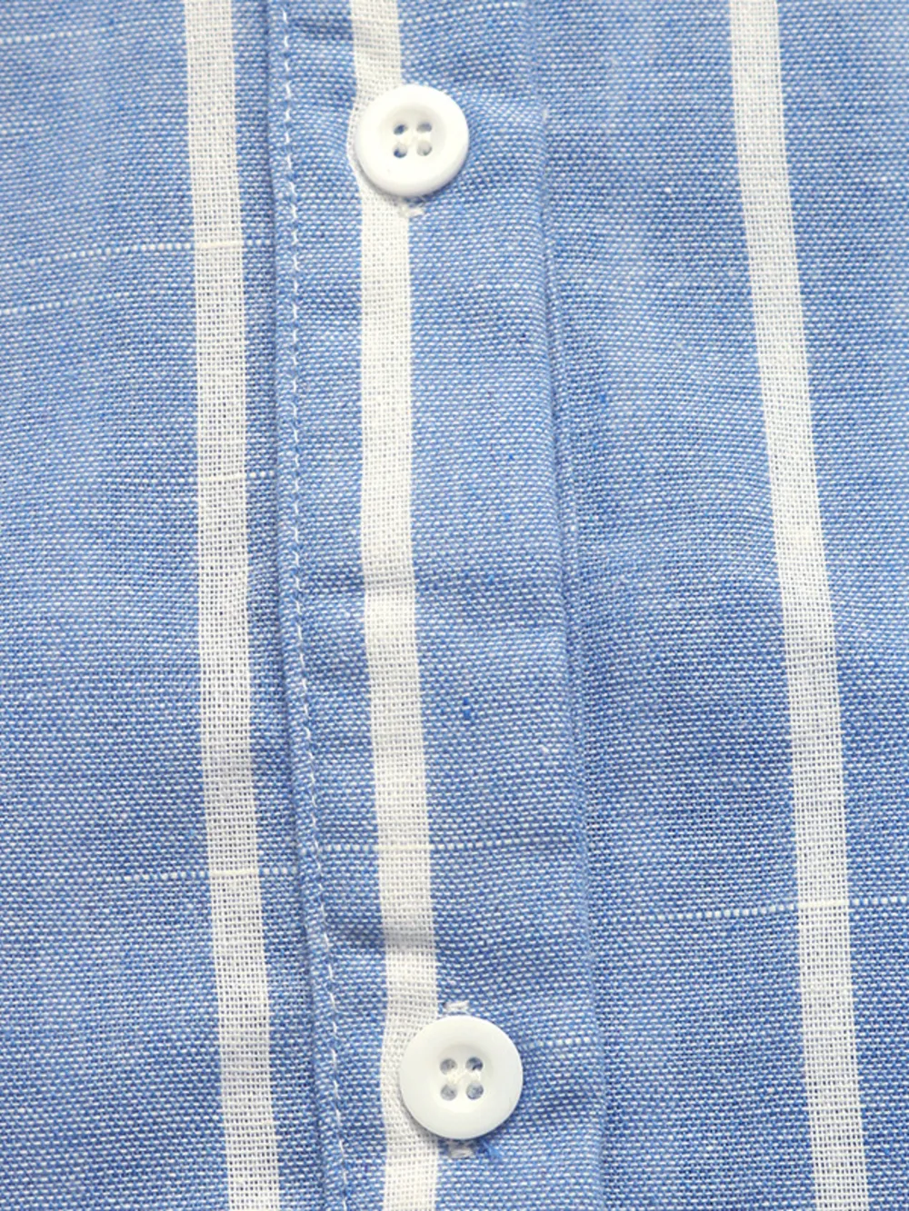Striped Oversized Button-Down Shirt, image 7