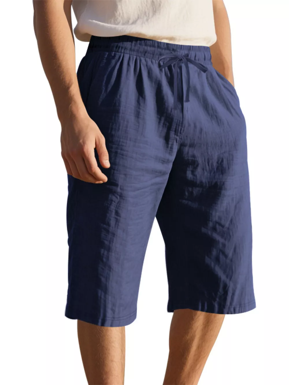 Men's Full Size Casual Drawstring Shorts Plus Size, image 7