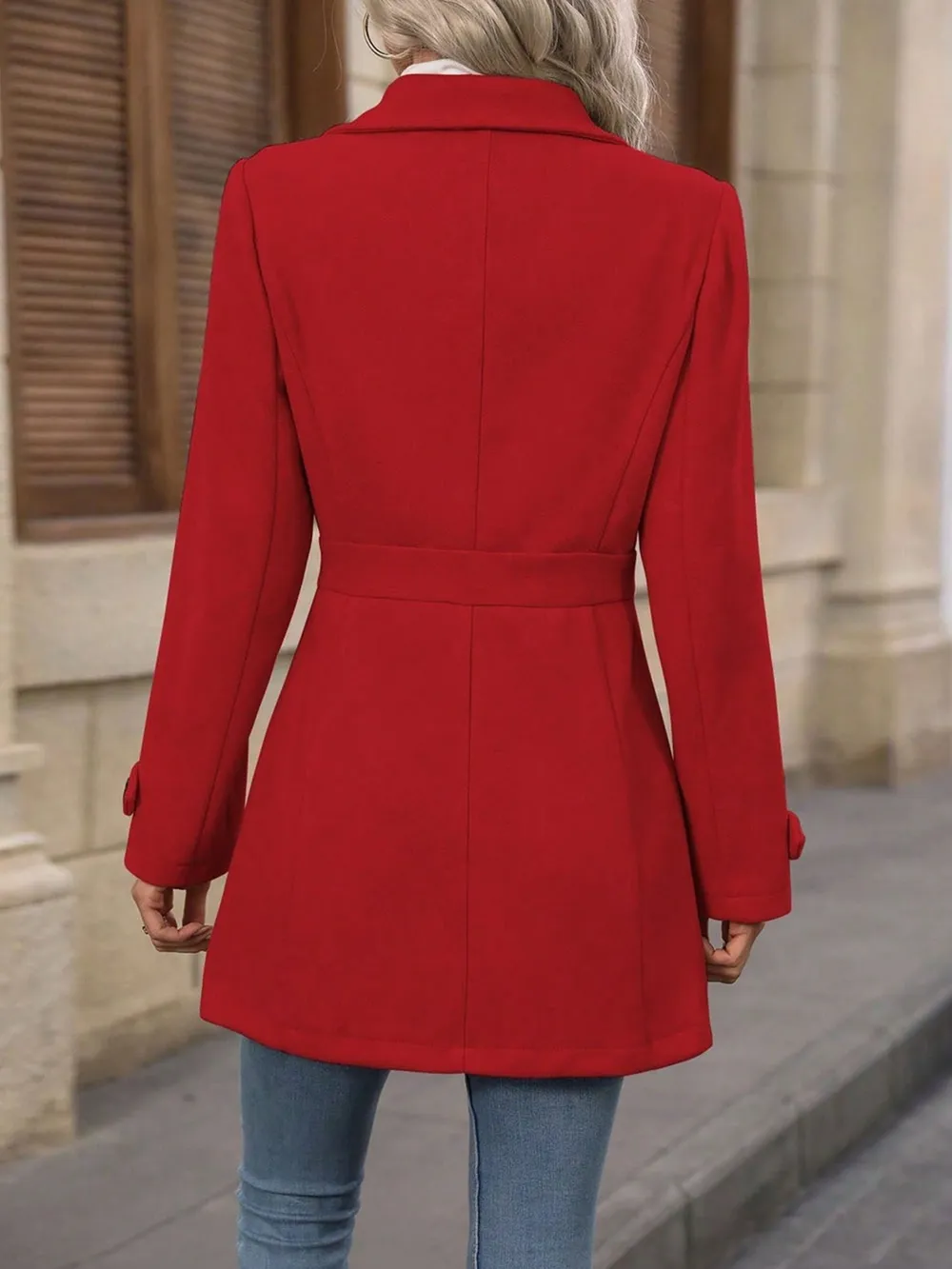 Button Up Long Sleeve Coat, image 10