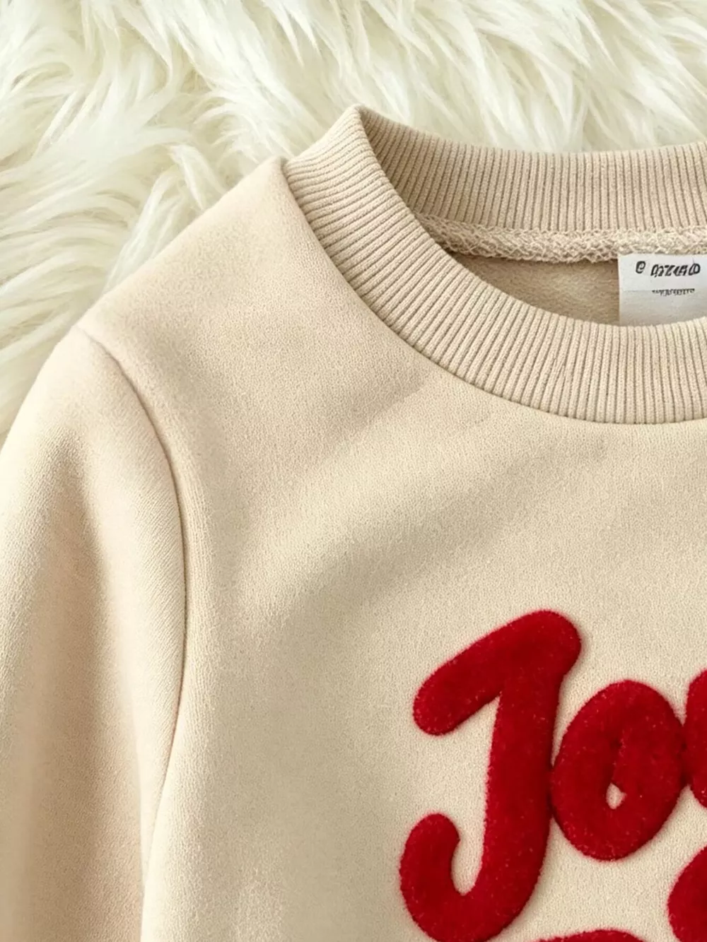 Children's Joy to the World Graphic Crew Neck Sweatshirt, image 4