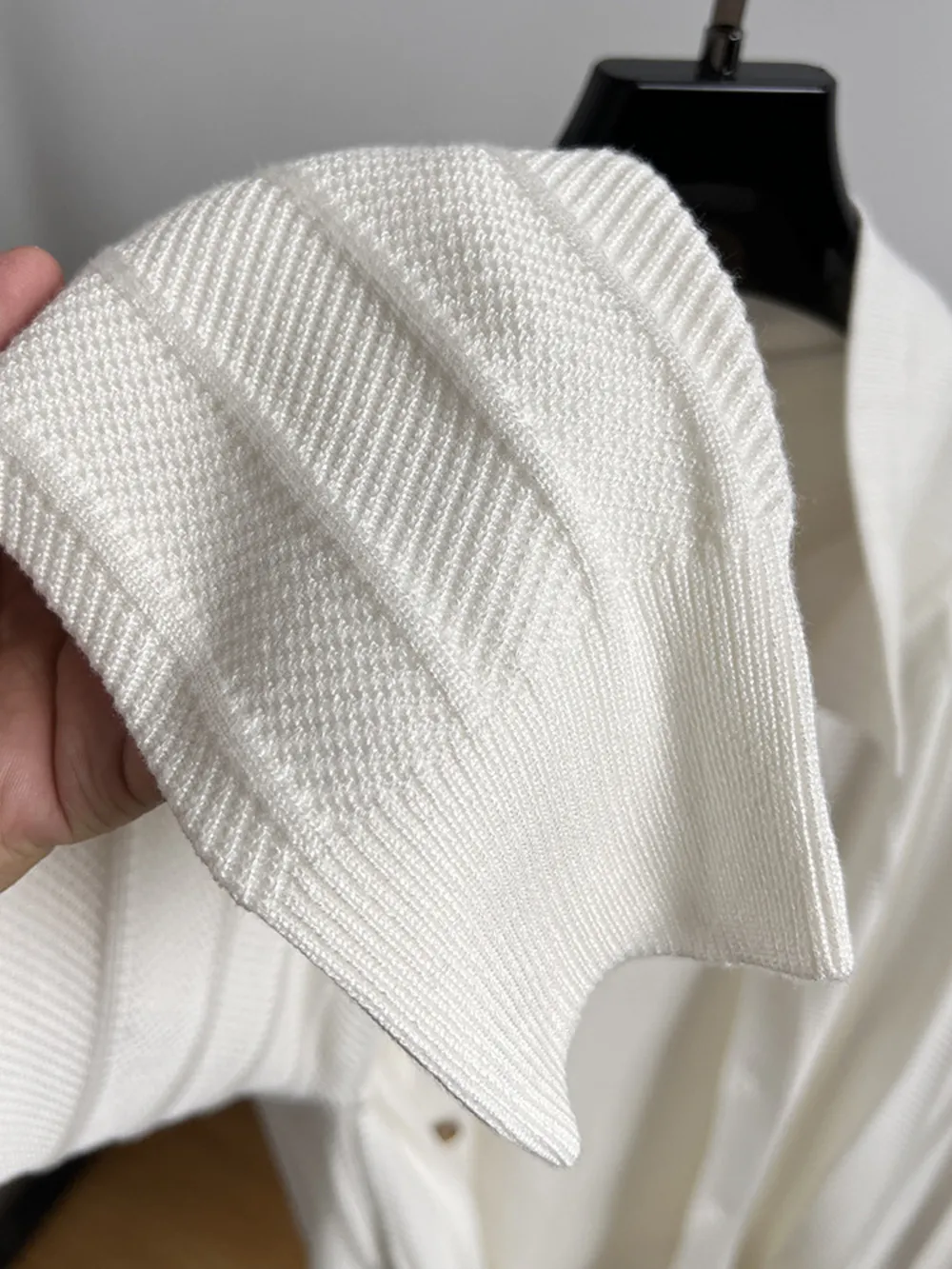 Men's Plus Size Button Down Knit Cardigan, image 5