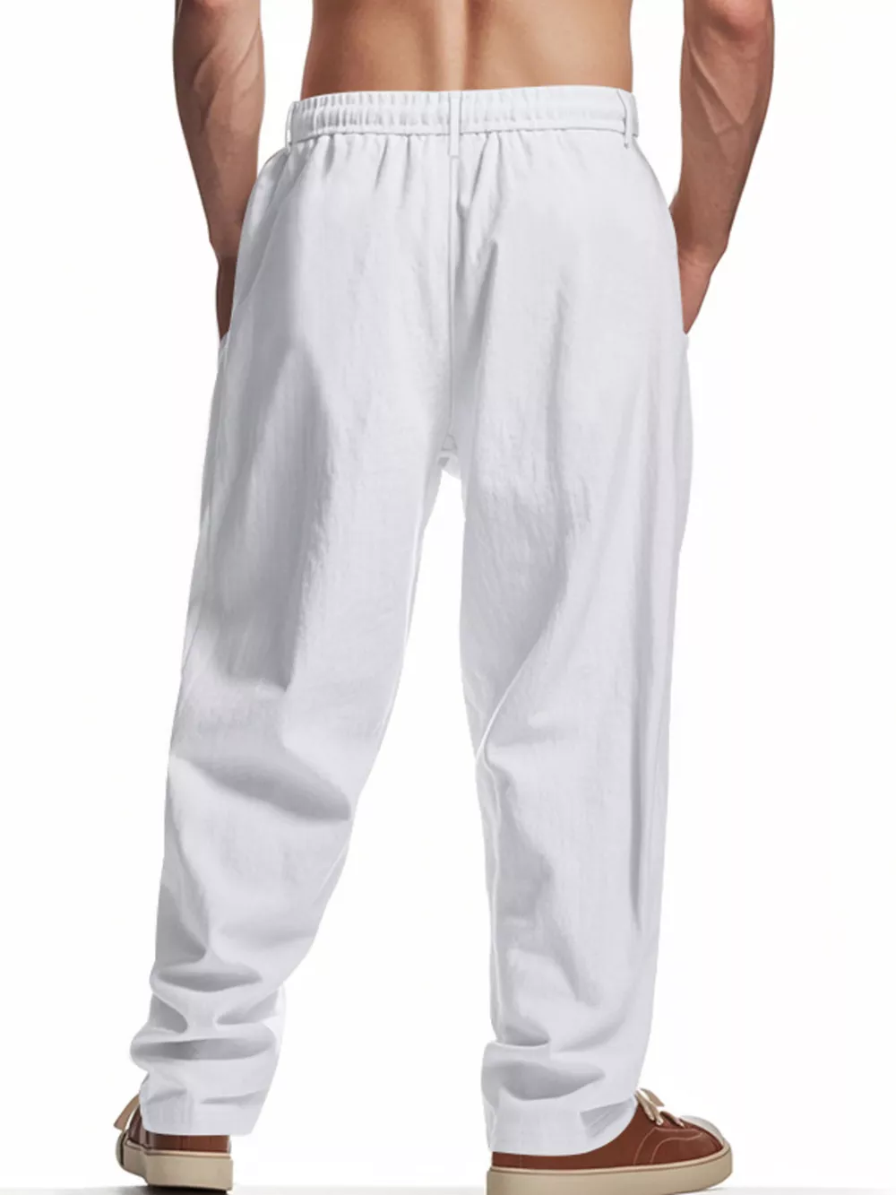 Men's Full Size Drawstring Loose Fit Pants Plus Size, image 9