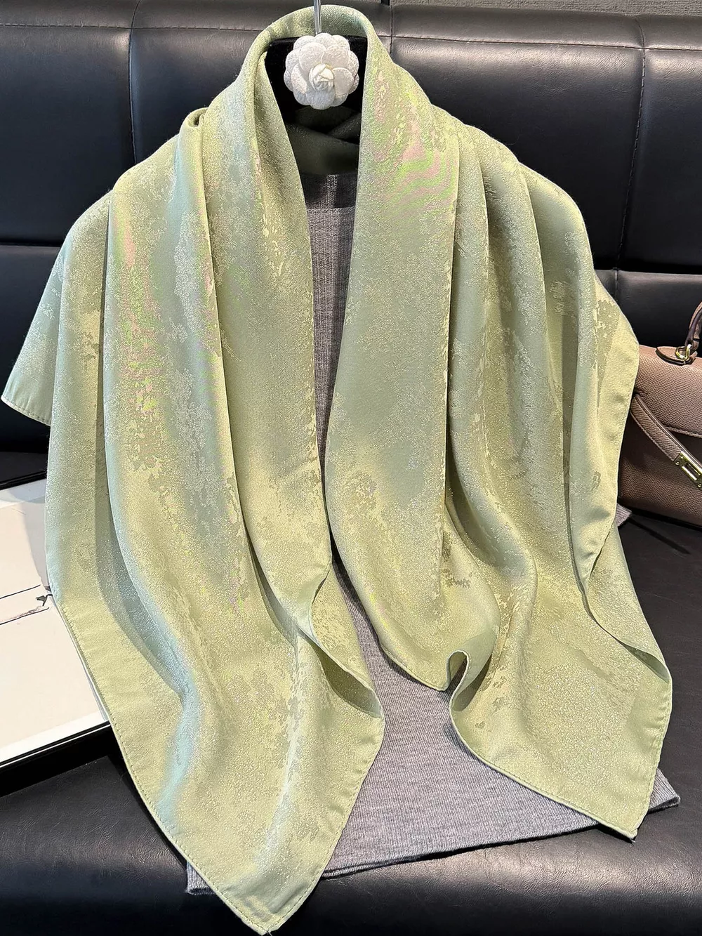 Lightweight Silk Scarf, image 21