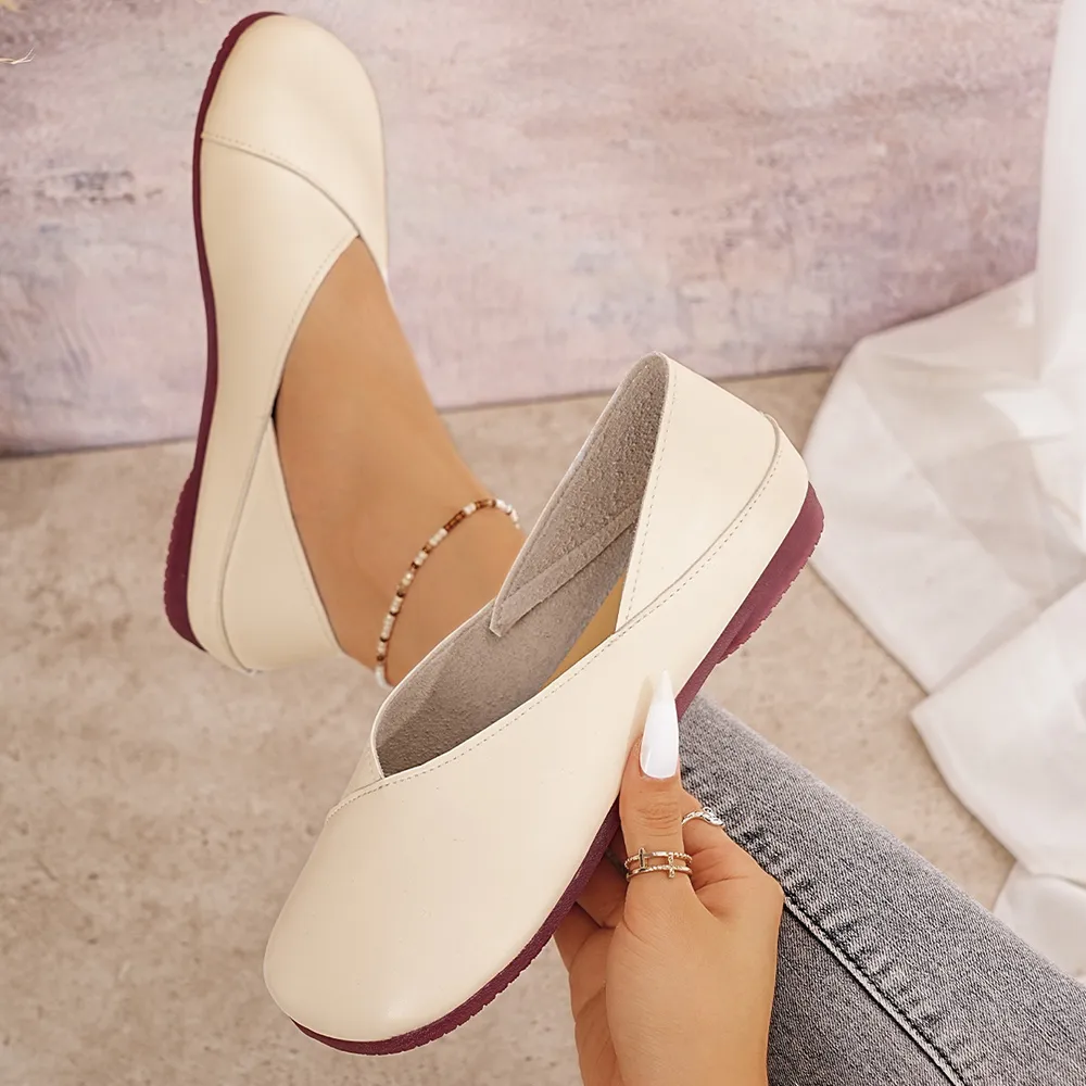 Round Toe Flats Slip-Ons, image 13