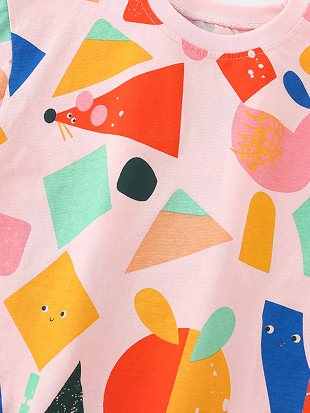 Children's Geometric Print Short Sleeve T-Shirt, image 3
