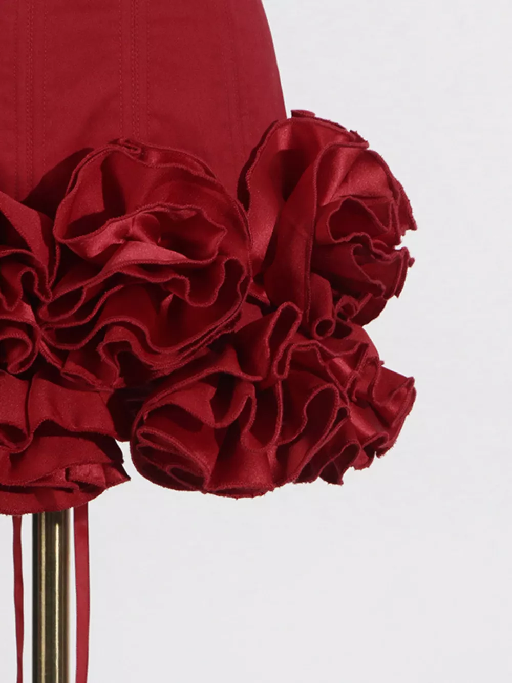 Ruffled Hem Tube Mini Dress, image 10
