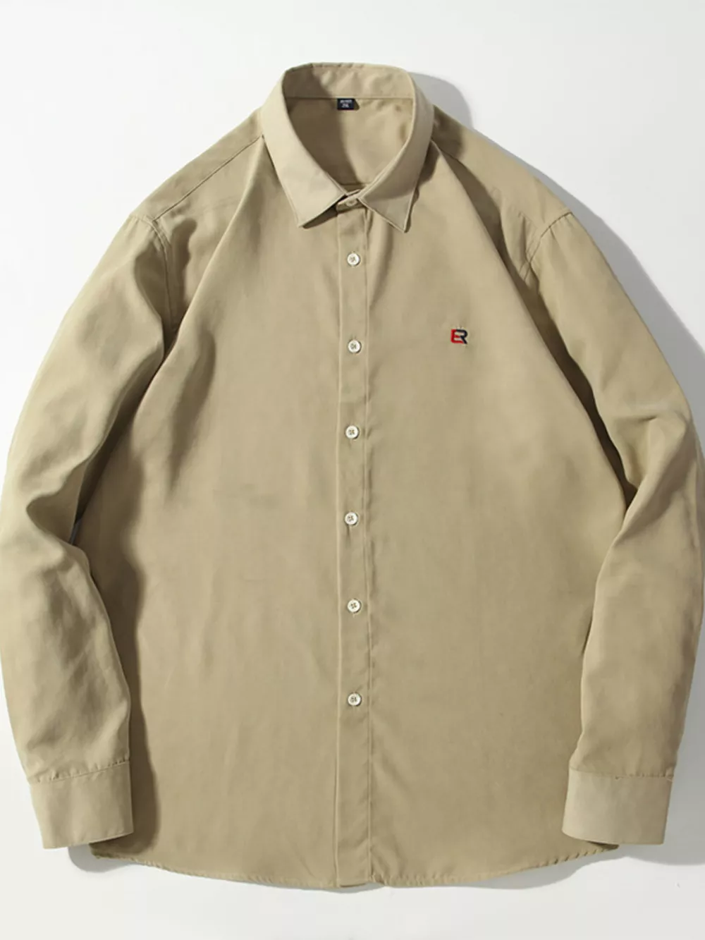 Men's Full Size Casual Button Up Long Sleeve Shirt Plus Size, image 3