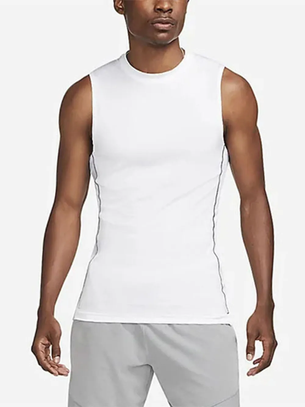 Men's Plus Size Round Neck Athletic Tank, image 4