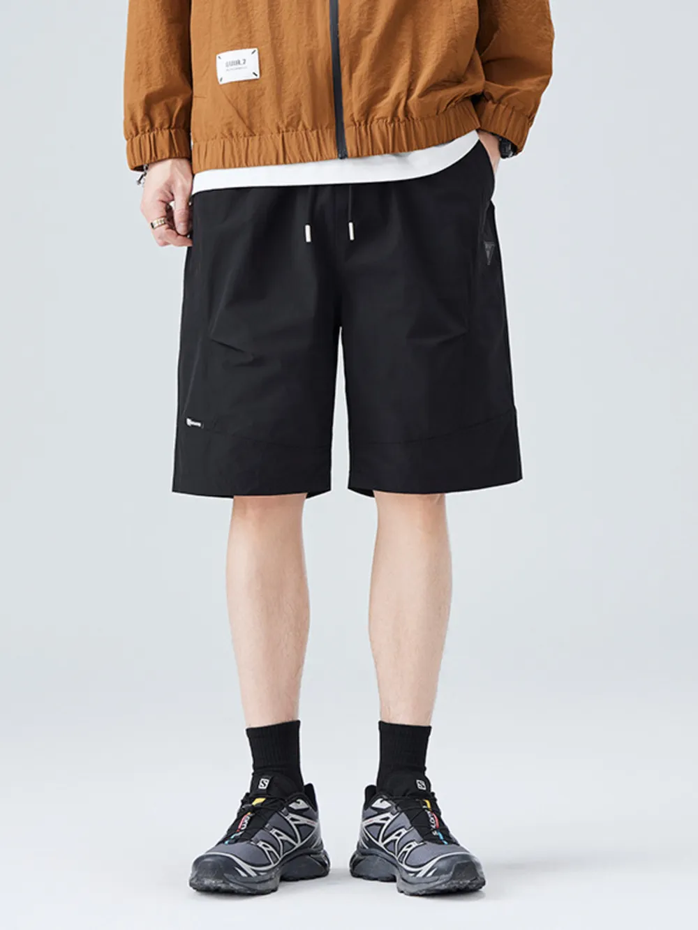 Men's Plus Size Drawstring Loose Fit Shorts