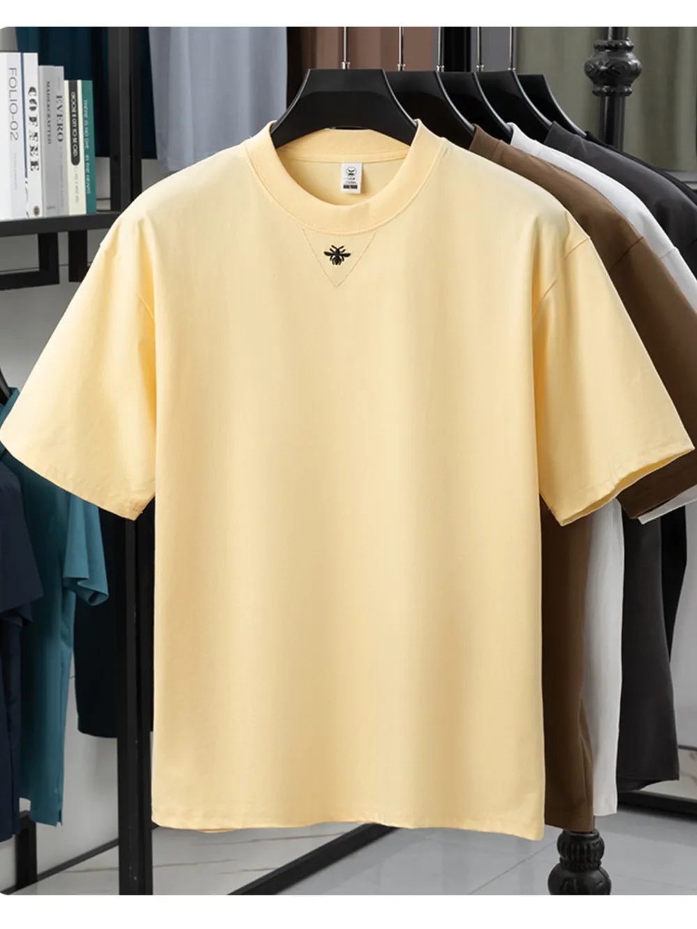 Men's Full Size Crew Neck Short Sleeve T-Shirt Plus Size, image 5