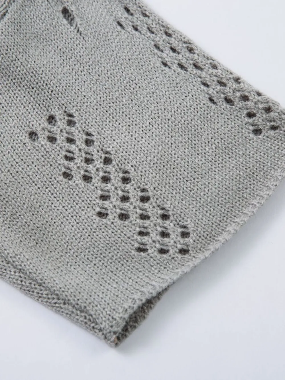 Men's Openwork Button Detail Knit Henley T-Shirt, image 17