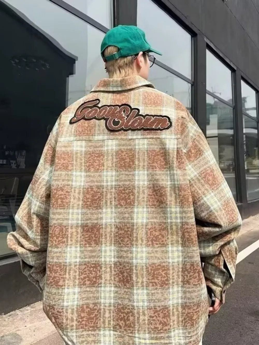 Men's Plaid Zip Up Long Sleeve Jacket, image 6