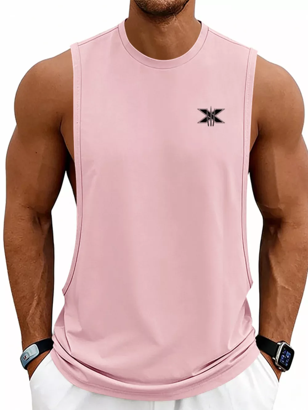 Men's Full Size Round Neck Tank Plus Size, image 8