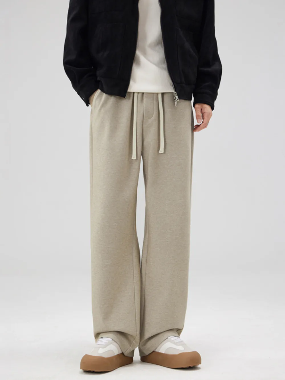 Men's Full Size Relaxed Fit Drawstring Pants Plus Size